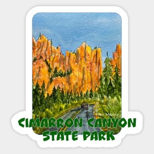 Cimarron Canyon State Park, New Mexico Sticker